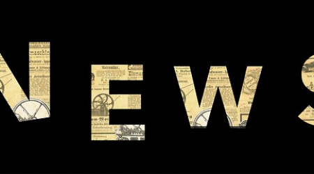 NEWS - Zeitungsbuchstaben auf schwarzem Grund (Quelle: Pixabay.com)