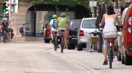 Fahrradfahrer M&uuml;hlstra&szlig;e (Quelle: RTF.3)