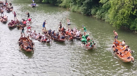 Stocherkahnrennen in T&uuml;bingen (Quelle: RTF.3)