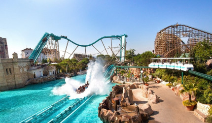 Wasser-Achterbahn Poseidon im Europa-Park