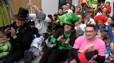 Narrenparty beim Rathaussturm in Metzingen (Quelle: RTF.3)