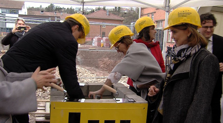 Grundsteinlegung Frauenklinik (Quelle: RTF.3)