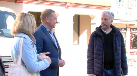 Boris Palmer und Delegation aus Krementschuk (Quelle: RTF.3)