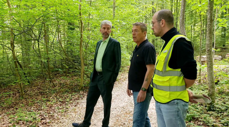 Boris Palmer besucht Gr&uuml;ne-Sterne-Betrieb (Quelle: RTF.3)