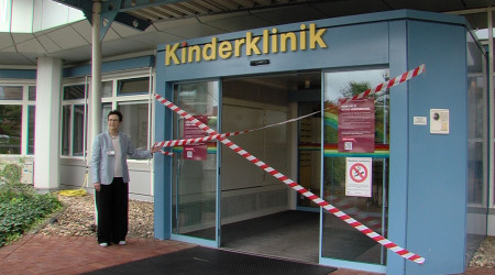 Aktion an der Kinderklinik in T&uuml;bingen (Quelle: RTF.3)