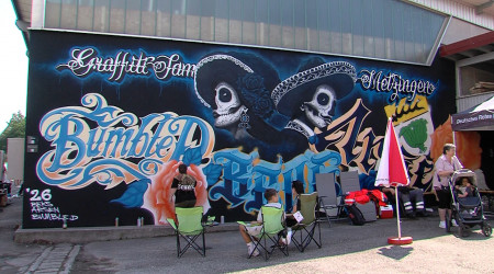 Graffiti-Kunstwerk beim Street-Art-Festival in Metzingen (Quelle: RTF.3)
