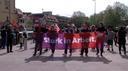 Erster-Mai-Demonstration in Reutlingen (Quelle: RTF.3)
