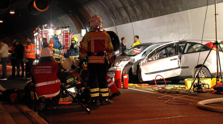 Übung im Ursulabergtunnel Foto: RTF.1