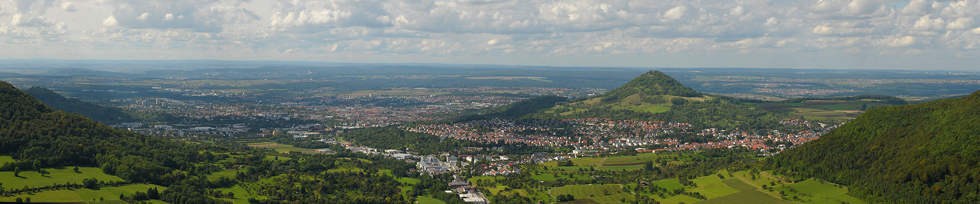 Region Neckar-Alb bei Tag